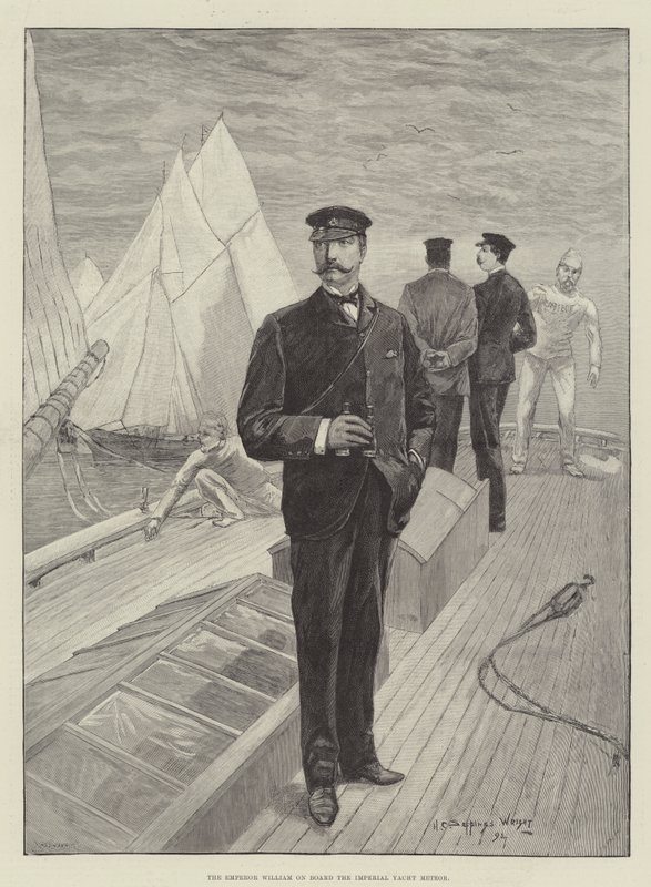 Keisari William Imperial Yacht Meteorissa tekijältä Henry Charles Seppings Wright