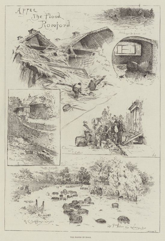Tulvat Essexissä tekijältä Henry Charles Seppings Wright