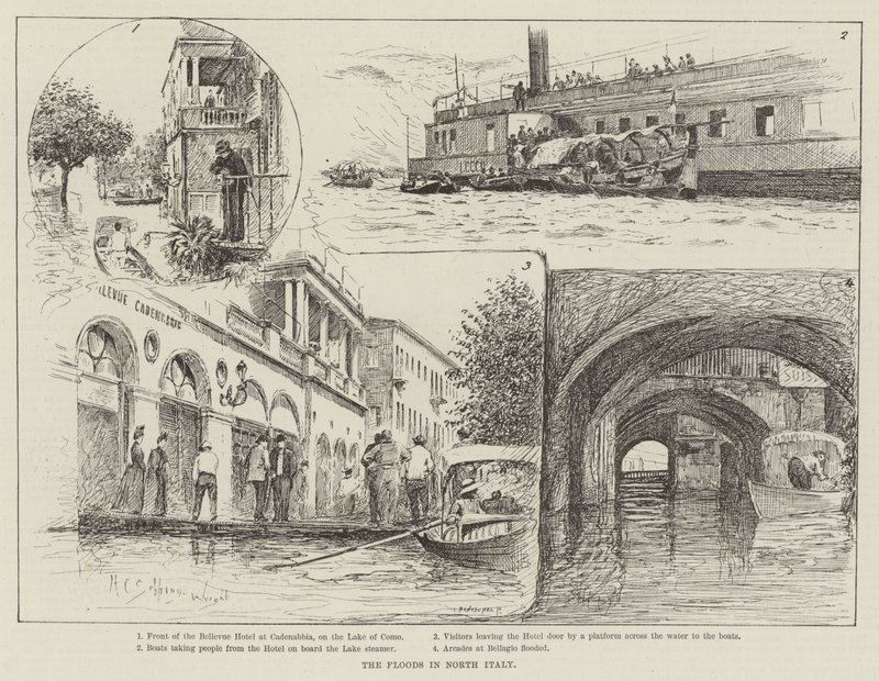 Pohjois-Italian tulvat tekijältä Henry Charles Seppings Wright