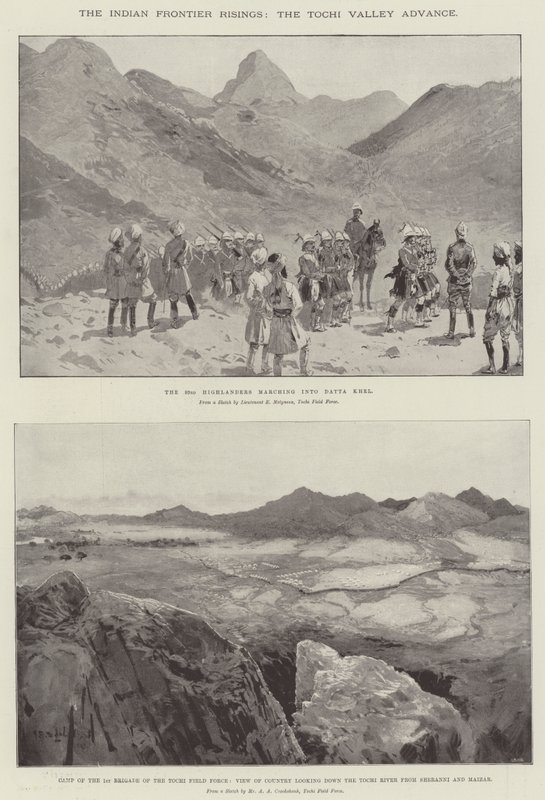 Indian Frontier Risings, Tochi Valley Advance tekijältä Henry Charles Seppings Wright