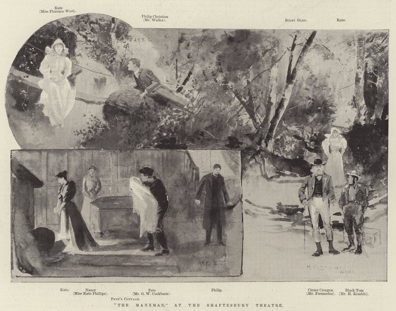 Manxman Shaftesbury-teatterissa tekijältä Henry Charles Seppings Wright
