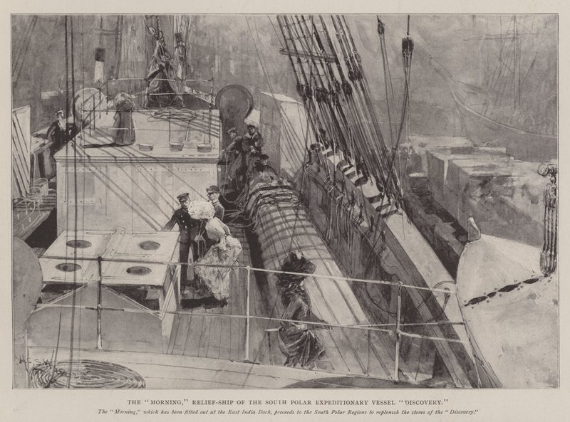 The Morning, Relief-ship of the South Polar Expeditionary Alus Discovery tekijältä Henry Charles Seppings Wright