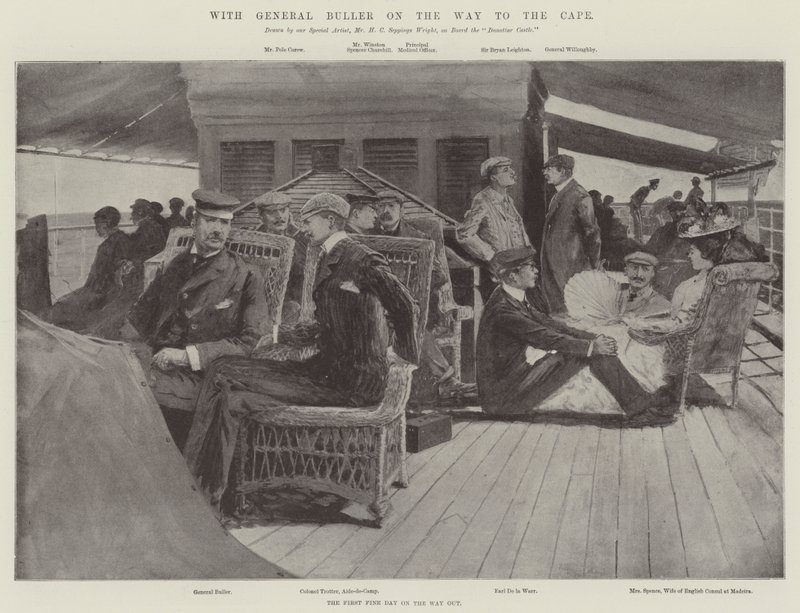 Kenraali Bullerin kanssa matkalla Kapille tekijältä Henry Charles Seppings Wright