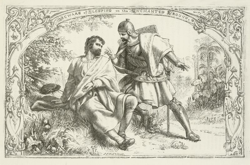Kuvitus John Bunyanin pyhiinvaeltajalle tekijältä Henry Courtney Selous