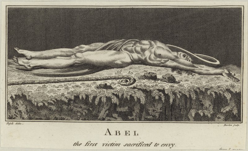 Abel, ensimmäinen kateudelle uhrattu uhri tekijältä Johann Heinrich Füssli