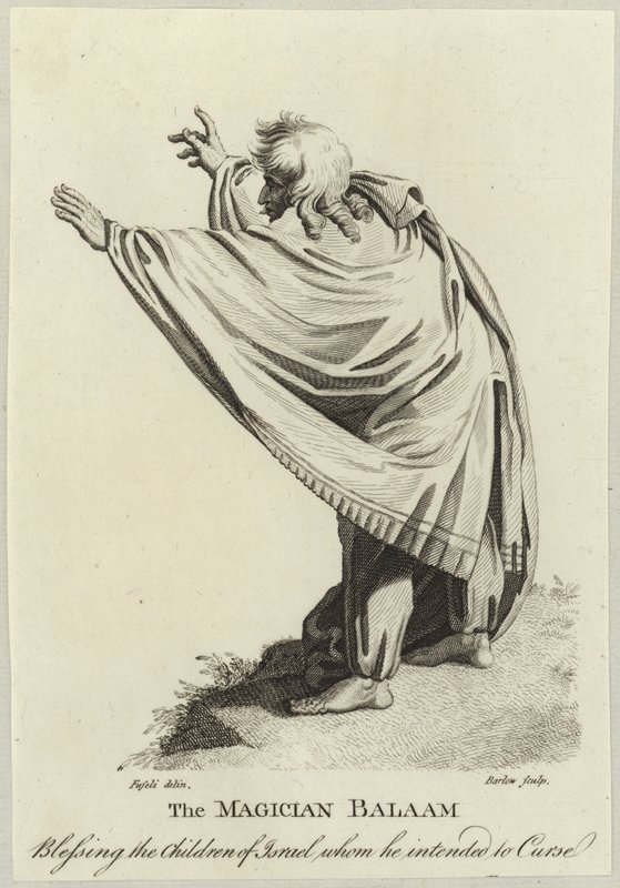 Taikuri Bileam tekijältä Johann Heinrich Füssli