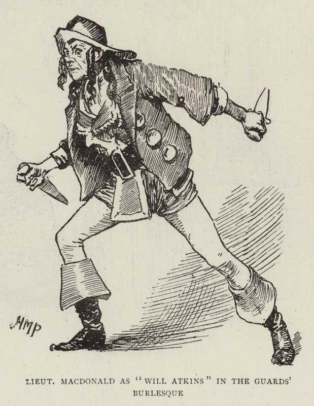 Luutnantti Macdonald Will Atkinsin roolissa Guards