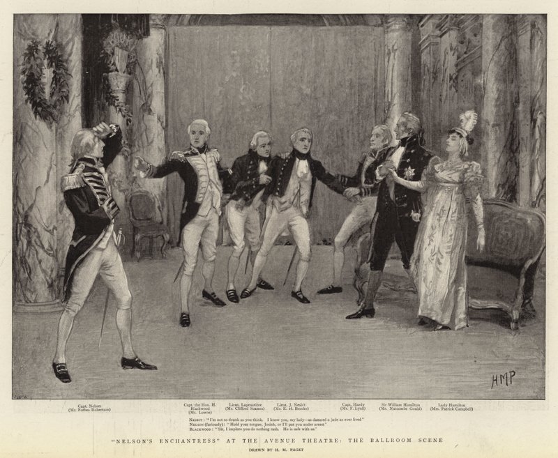Nelsonin Enchantress Avenue-teatterissa, Ballroom Scene tekijältä Henry Marriott Paget