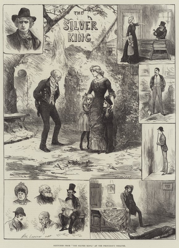 Sketsejä Hopeakuninkaasta, Prinsessateatterissa tekijältä Henry Stephen Ludlow