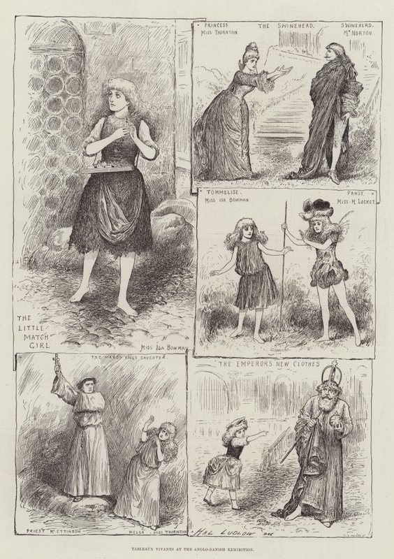 Tableaux Vivants anglo-tanskalaisessa näyttelyssä tekijältä Henry Stephen Ludlow