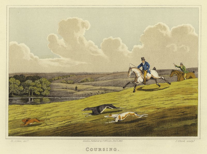 Kurssi (chromolitho) tekijältä Henry Thomas Alken
