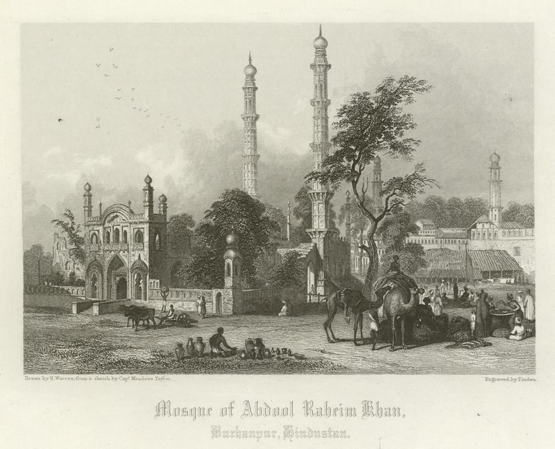 Abdul Rahim Khanin moskeija, Burhanpur, Intia tekijältä Henry Warren