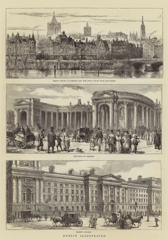Dublin kuvitettu tekijältä Henry William Brewer