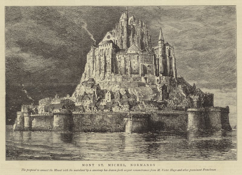 Mont St Michel, Normandia tekijältä Henry William Brewer