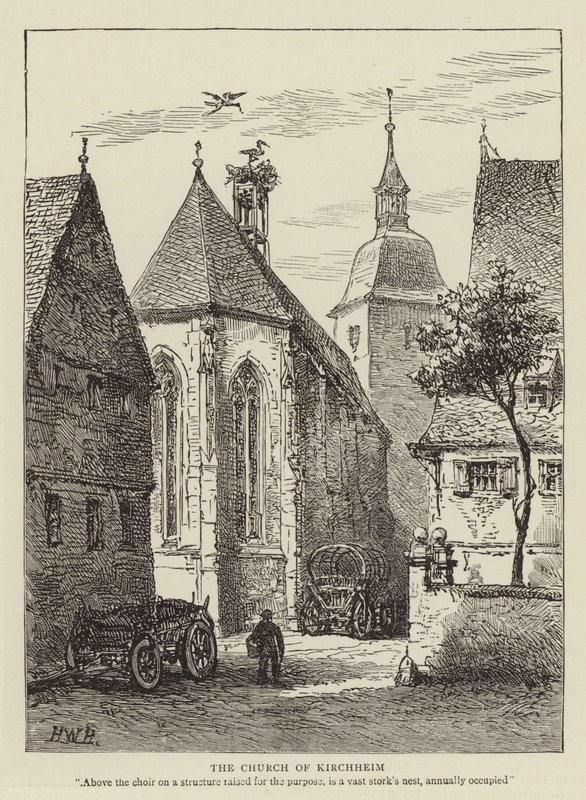 Kirchheimin kirkko tekijältä Henry William Brewer