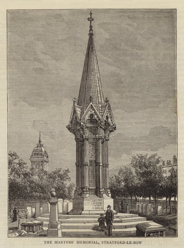Marttyyrien muistomerkki, Stratford-le-Bow tekijältä Henry William Brewer