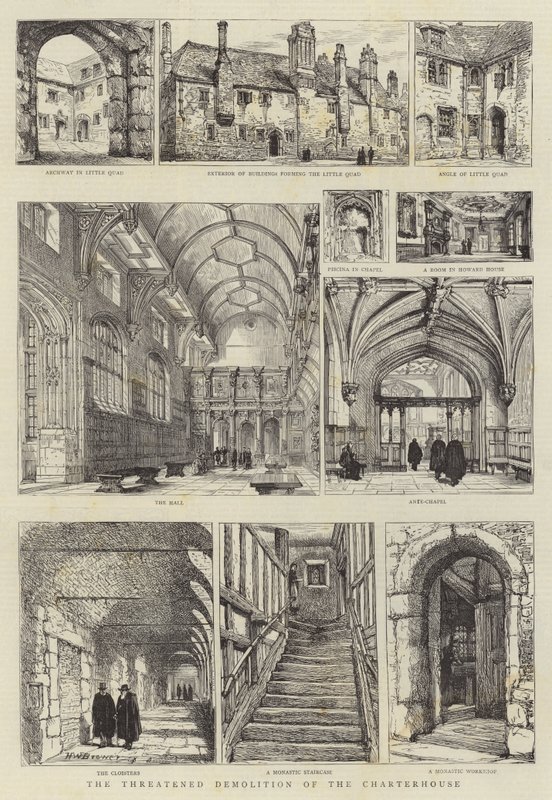 Charterhousen uhattu purkaminen tekijältä Henry William Brewer