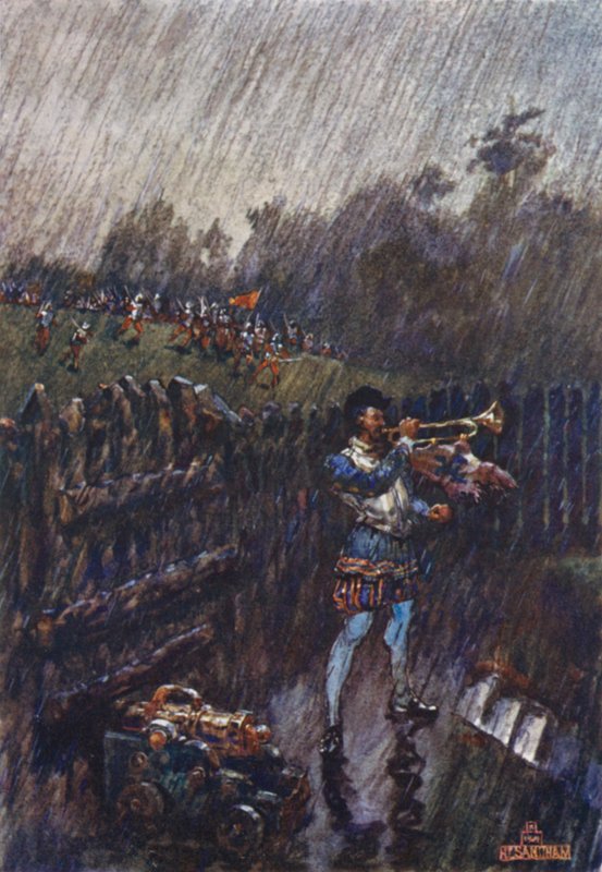 Hälytys, liian myöhäistä! (väri litho) tekijältä Henry (after) Sandham