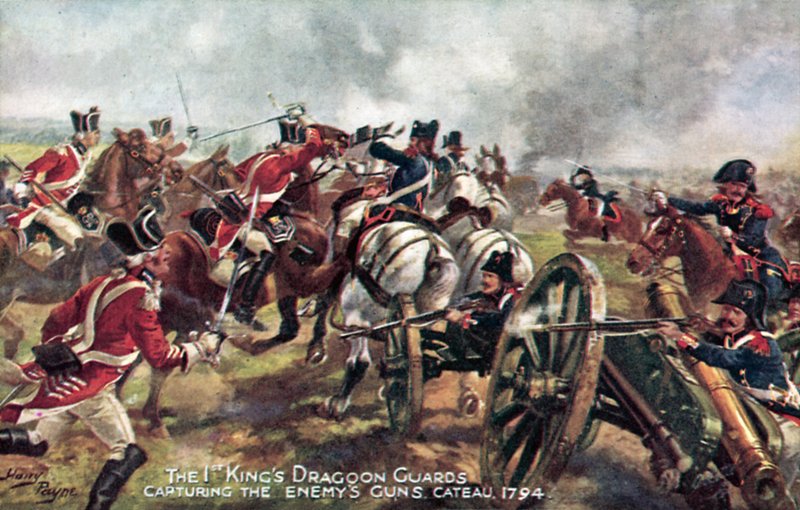 Kings Dragon Guards, Cateau, 25. huhtikuuta 1794 tekijältä Henry A. Payne