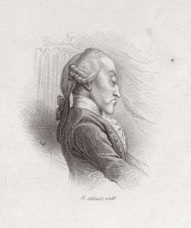 Thomas Augustine Arne, englantilainen säveltäjä (1710-1778) tekijältä Henry Adlard