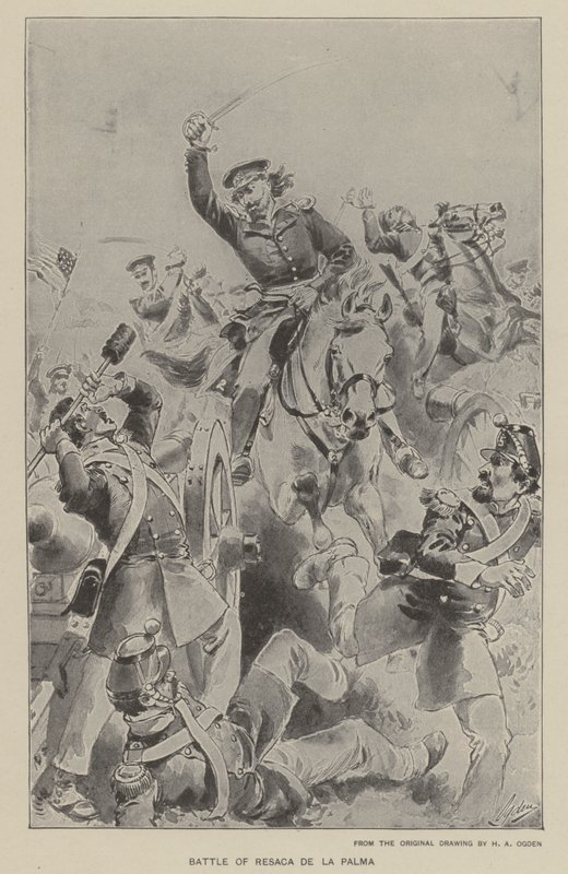 Battle of Palm Hangover (litho) tekijältä Henry Alexander (after) Ogden