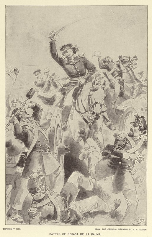 Battle of Palm Hangover (litho) tekijältä Henry Alexander (after) Ogden