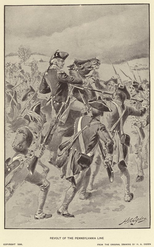 Pennsylvania-linjan kapina (litho) tekijältä Henry Alexander (after) Ogden