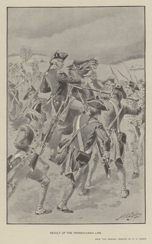 Pennsylvania-linjan kapina (litho) tekijältä Henry Alexander (after) Ogden