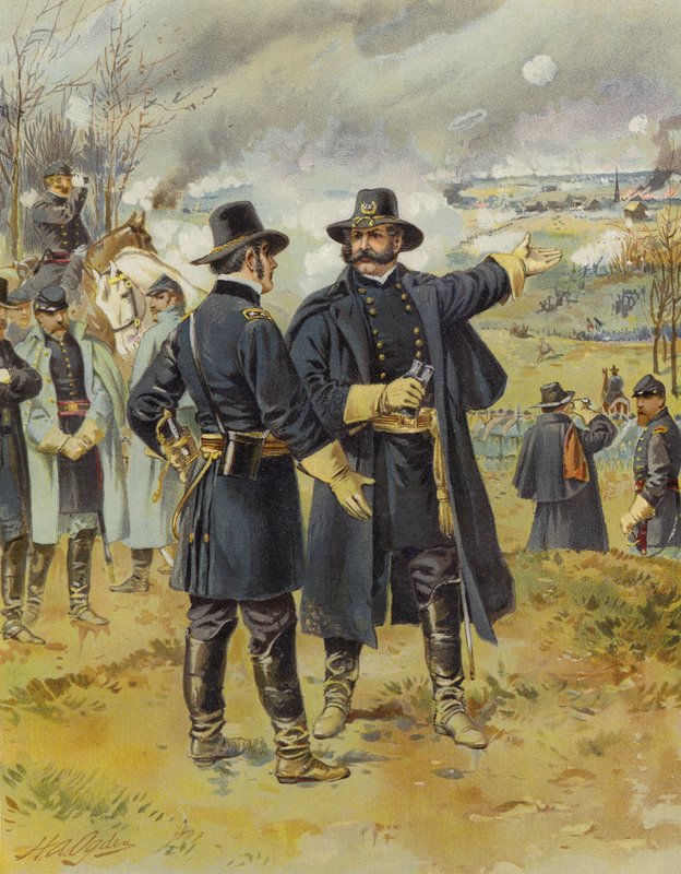 Burnside Fredericksburgissa, 13. joulukuuta 1862 tekijältä Henry Alexander Ogden