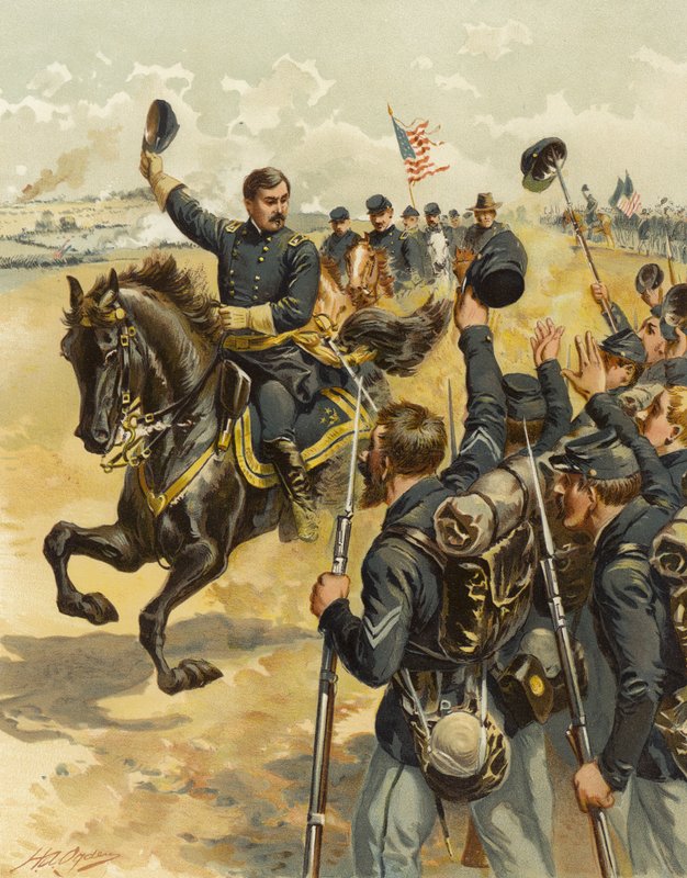 McClellan Antietamissa, 17. syyskuuta 1862 tekijältä Henry Alexander Ogden