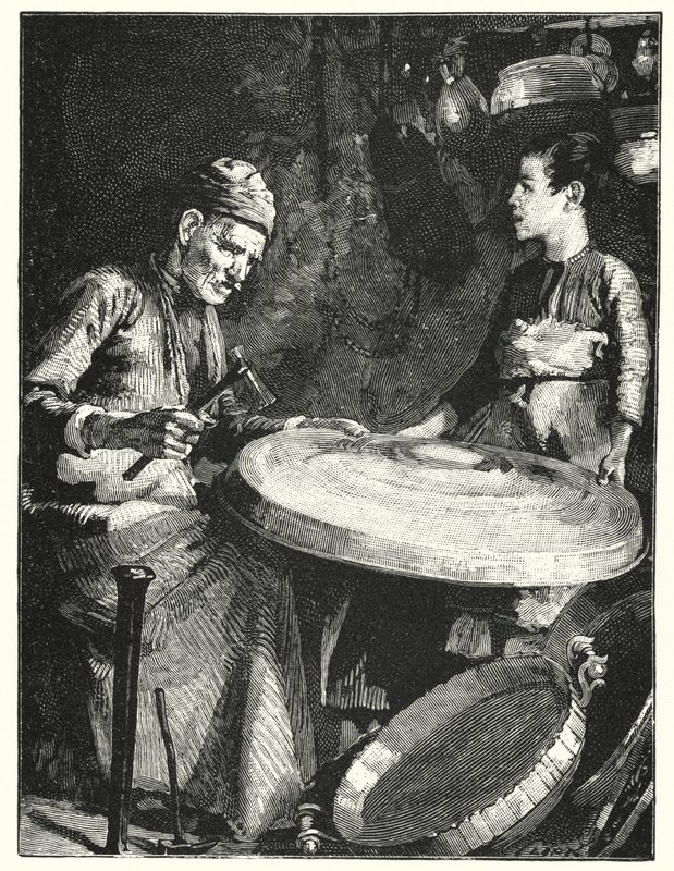 Itämainen kupari (litho) tekijältä Henry Andrew Harper
