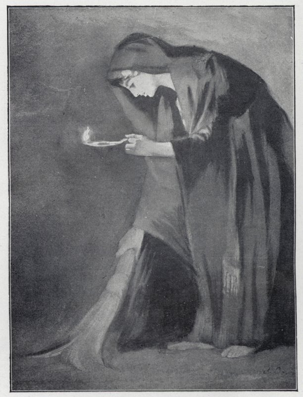 Itämainen nainen etsii kadonnutta kolikkoa (litho) tekijältä Henry Andrew Harper