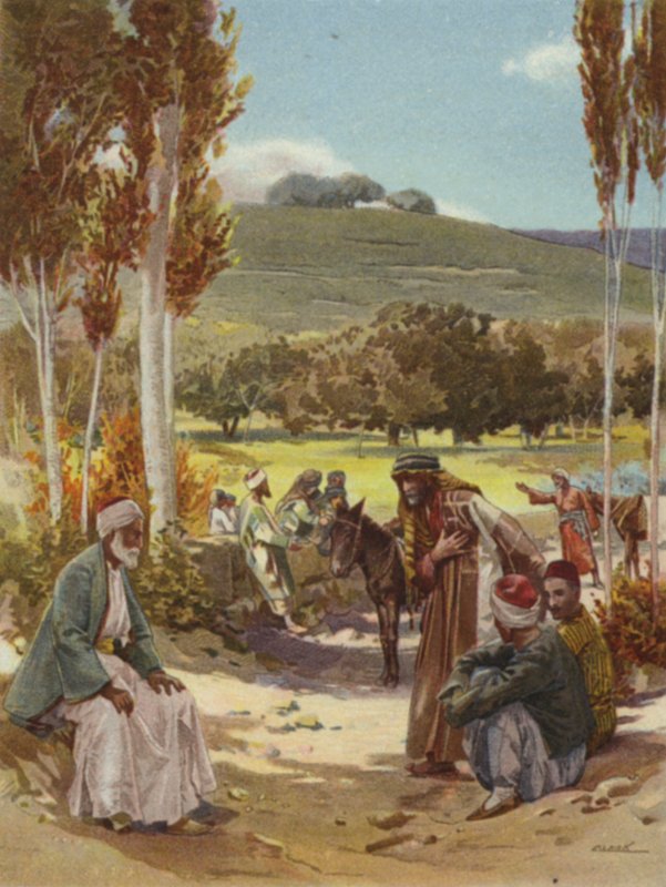 Tervehdys idässä (väri litho) tekijältä Henry Andrew Harper