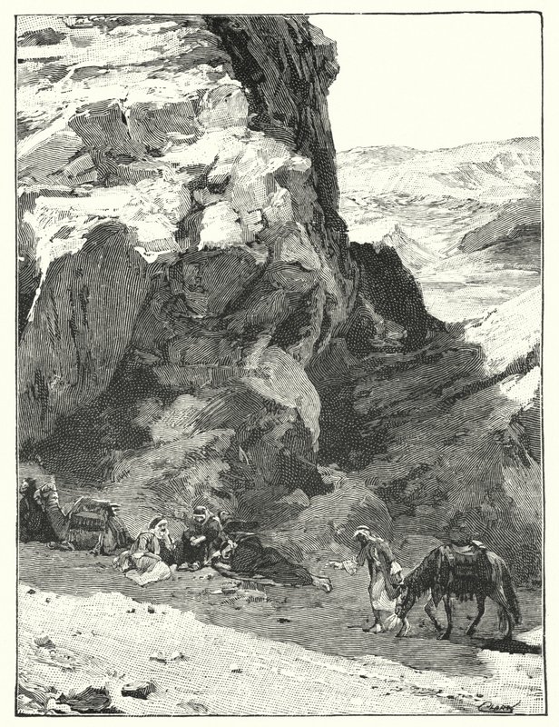 Suuren kiven varjo lähellä War Saboa (litho) tekijältä Henry Andrew Harper