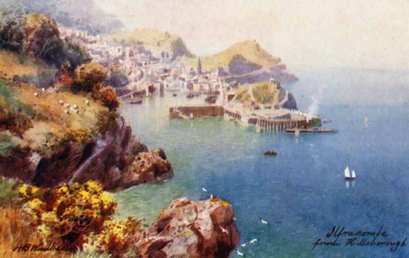 Ilfracombe, Hillsboroughista (värilitro). tekijältä Henry B. (after) Wimbush