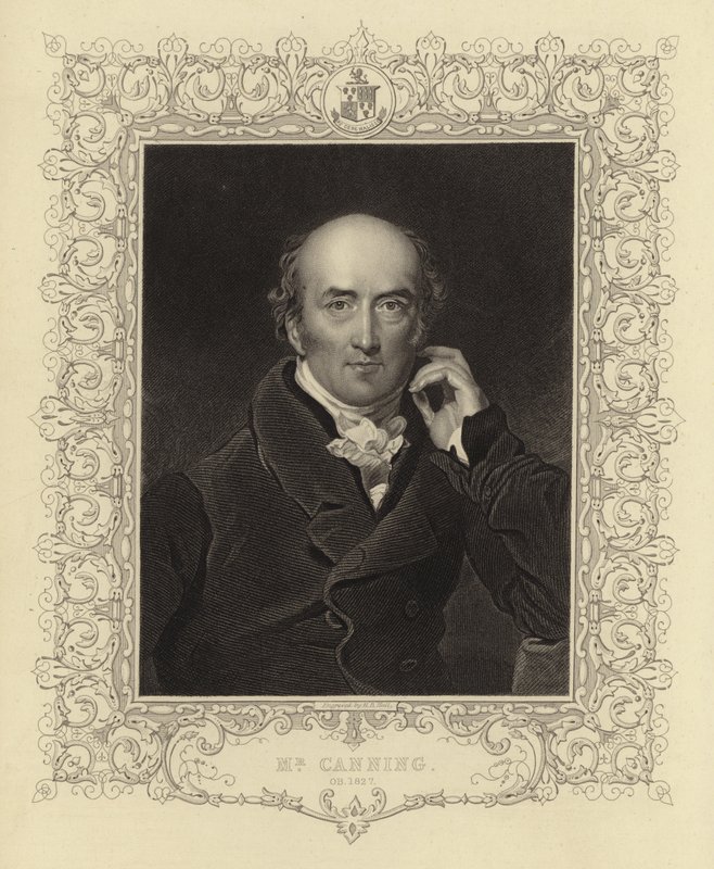 herra Canning, 1827 tekijältä Henry Bryan I Hall