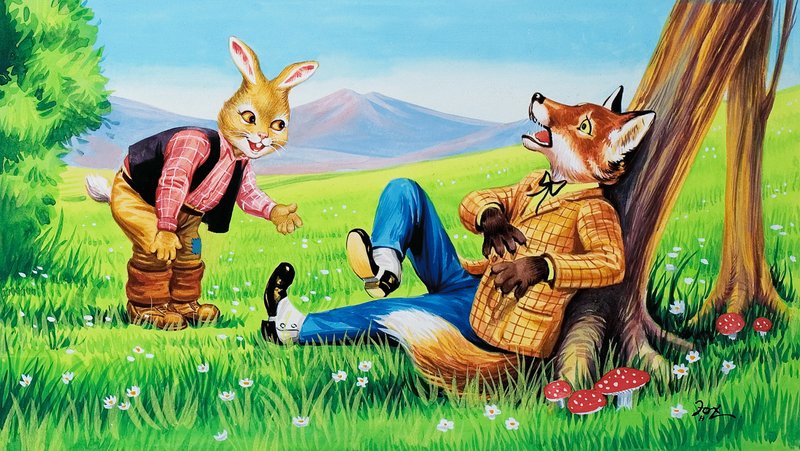 Brer Rabbit ja Brer Fox tekijältä Henry Charles Fox