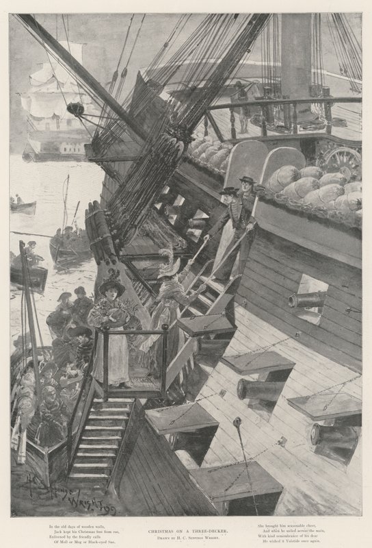 Joulu kolmikerroksisella autolla tekijältä Henry Charles Seppings Wright