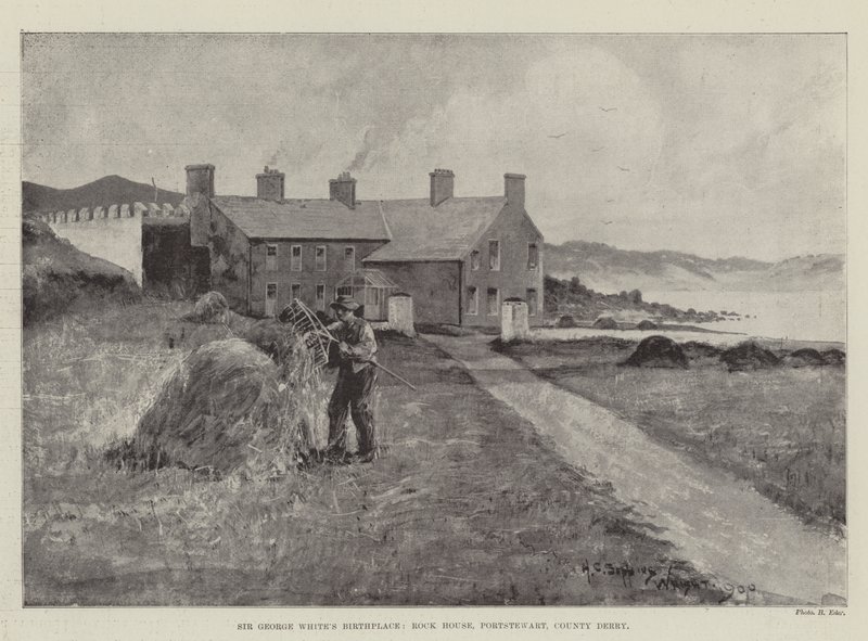 Sir George Whiten syntymäkoti, Rock House, Portstewart, Derryn kreivikunta. tekijältä Henry Charles Seppings Wright