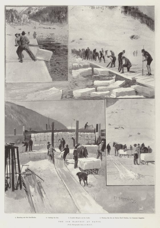 Jääsato Davosissa tekijältä Henry Charles Seppings Wright
