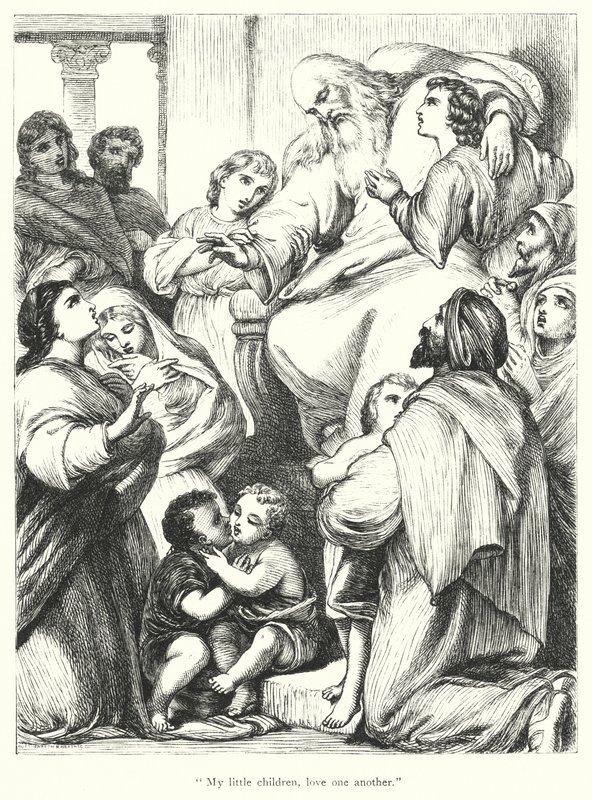 Apostoli Johannes (kaiverrus) tekijältä Henry Courtney (after) Selous