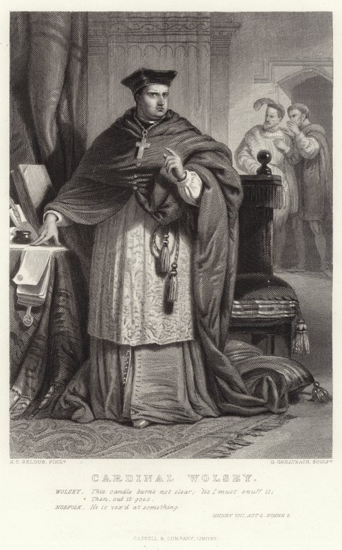 Kardinaali Wolsey, Henry VIII, näytös 3, kohtaus 2 tekijältä Henry Courtney Selous