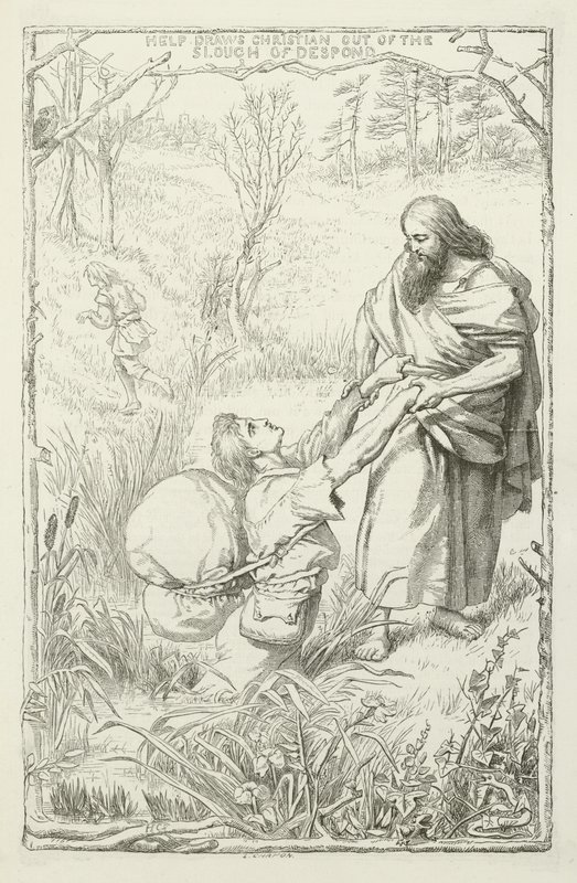 Kuvitus John Bunyanin teokseen The Pilgrim