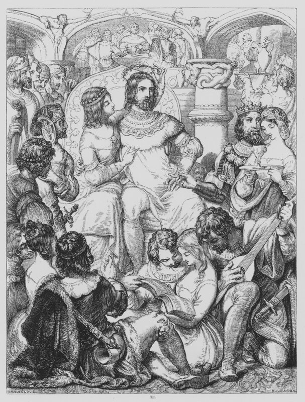 John Milton, L?Allegro tekijältä Henry Courtney after Selous
