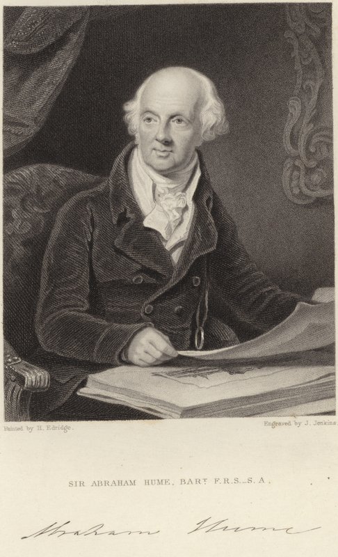 Sir Abraham Hume tekijältä Henry Edridge