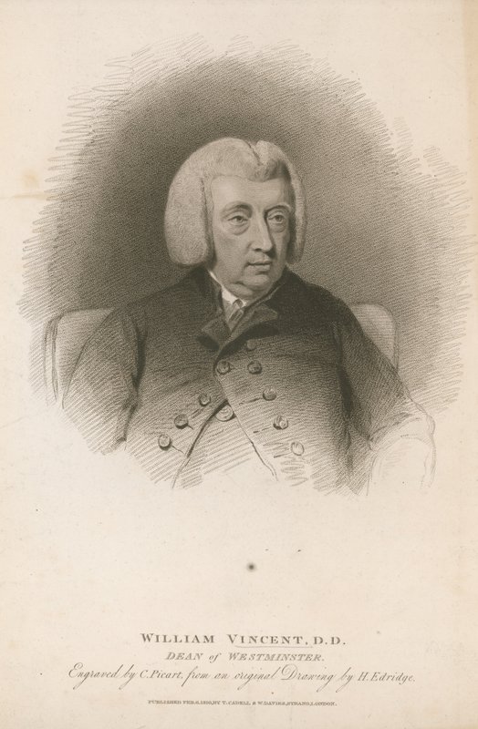 William Vincent, DD, Westminsterin kirkon dekaani. tekijältä Henry Edridge