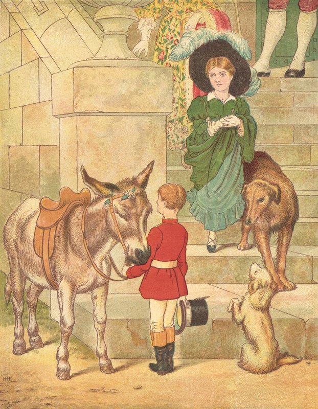 The Princess Shopping (väri litho) tekijältä Henry Hetherington Emmerson