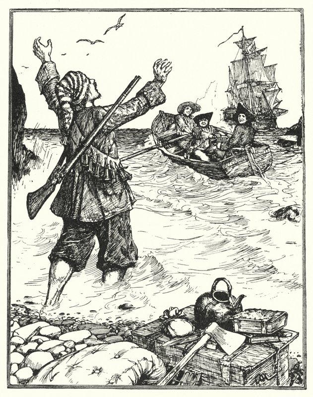 Alexander Selkirk (litho) tekijältä Henry Justice Ford