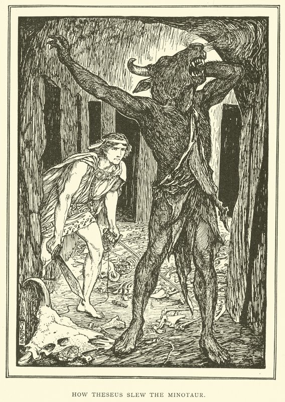 Kuinka Theseus surmasi Minotauroksen tekijältä Henry Justice Ford