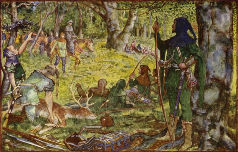 Kuinka kuningas apottiksi naamioituneena vieraili Robinissa Greenwood Treen alla tekijältä Henry Justice Ford